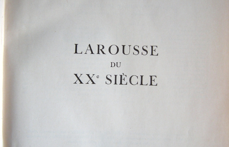 Larousse XXe